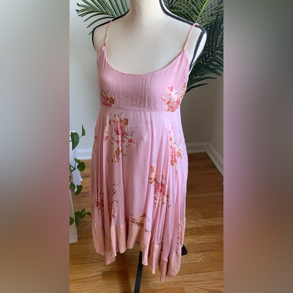 NWT FREE PEOPLE ASYMMETRICAL HEM DRESS M - Picture 4 of 9